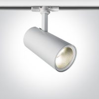 Valkoinen kiskospotti COB LED 30W WW 36-astetta 230V
